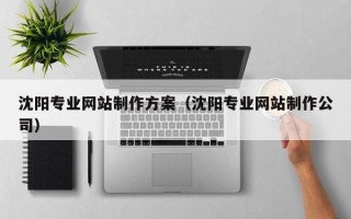 宜宾沈阳专业网站制作方案（沈阳专业网站制作公司）